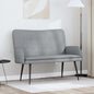 2-Seater Sofa Blue 115 x 61 x 87 cm Fabric