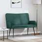 2-Seater Sofa Blue 115 x 61 x 87 cm Fabric