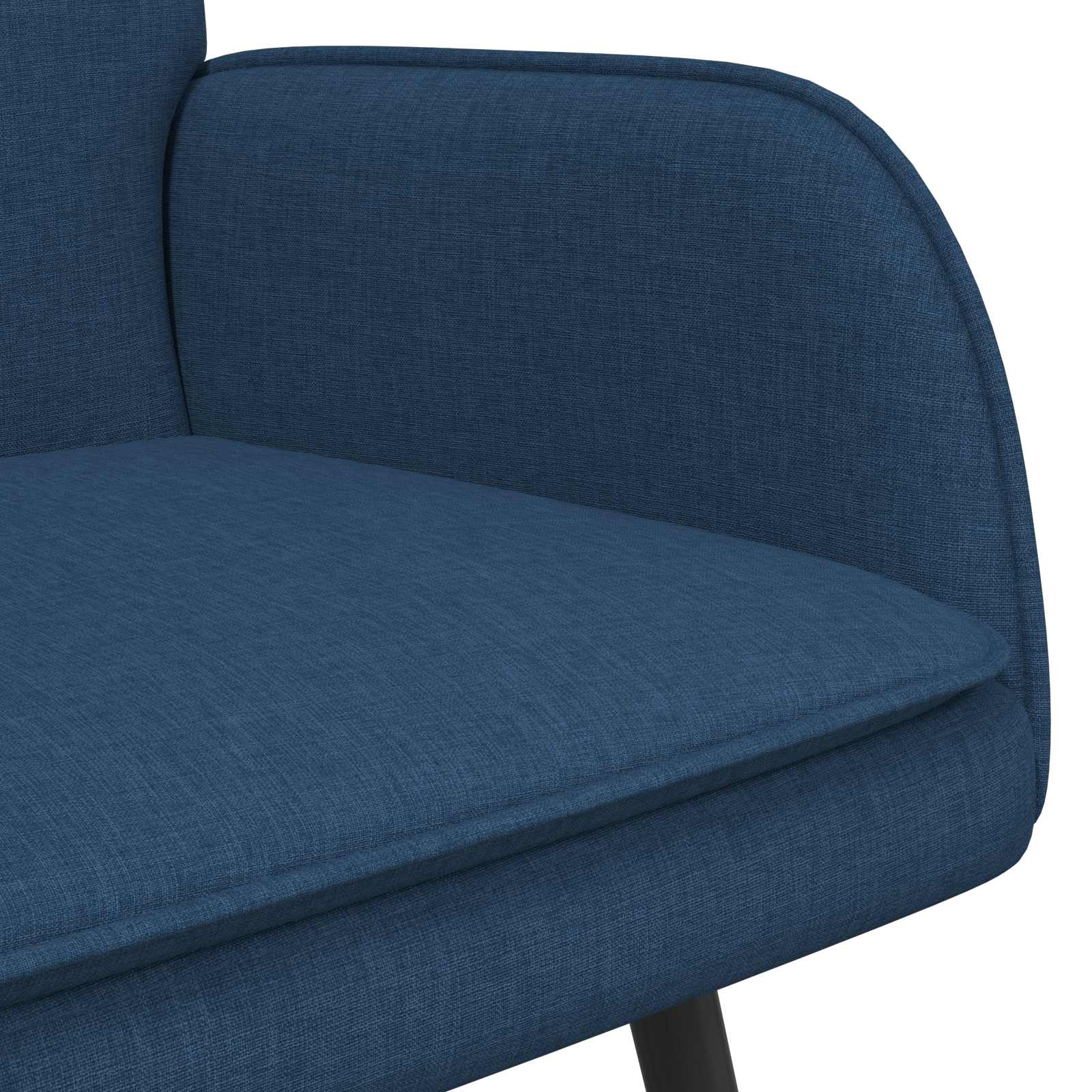 Sofá de 2 Plazas Azul 115 x 61 x 87 cm Tela