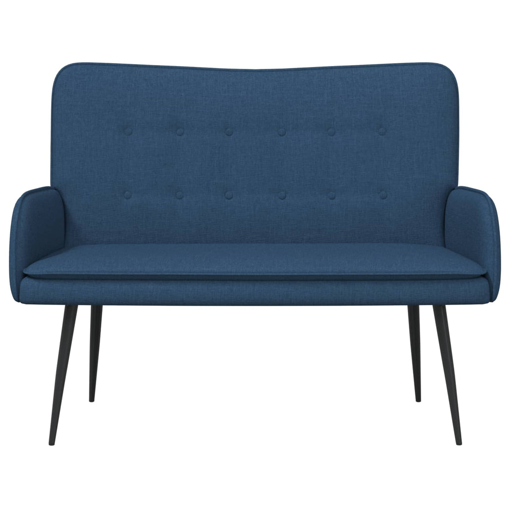 Sofá de 2 Plazas Azul 115 x 61 x 87 cm Tela