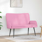 2-Seater Sofa Blue 115 x 61 x 87 cm Fabric