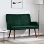 Yellow Two-Seater Sofa 115 x 61 x 87 cm Velvet