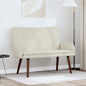 Yellow Two-Seater Sofa 115 x 61 x 87 cm Velvet