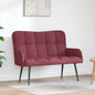 Two-Seater Sofa 115 x 61 x 87 cm fabric