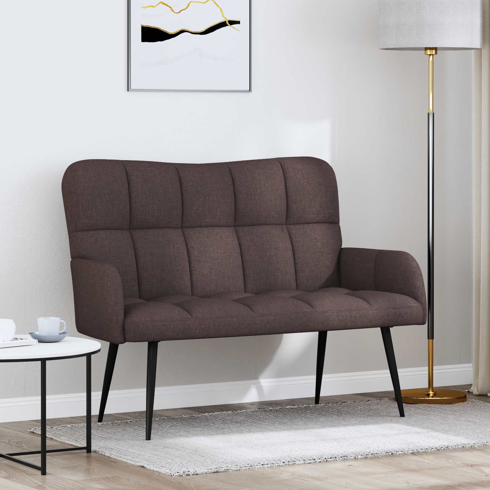 Sofá de Dois Lugares 115 x 61 x 87 cm tecido
