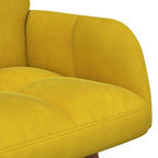 Sofá de Dos Plazas Amarillo 115 x 61 x 87 cm Terciopelo