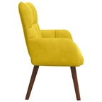 Sofá de Dos Plazas Amarillo 115 x 61 x 87 cm Terciopelo