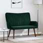 Yellow Two-Seater Sofa 115 x 61 x 87 cm Velvet