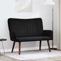 Yellow Two-Seater Sofa 115 x 61 x 87 cm Velvet