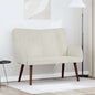 Yellow Two-Seater Sofa 115 x 61 x 87 cm Velvet