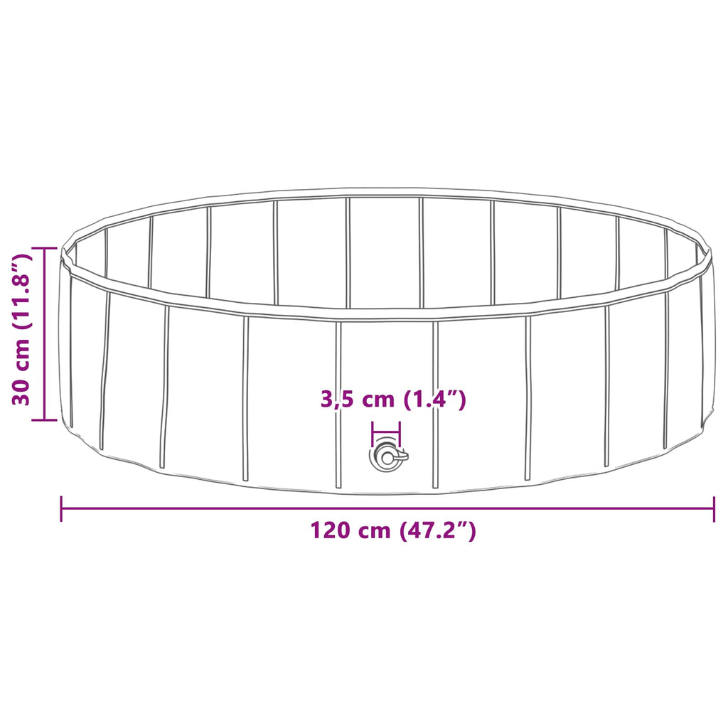Piscina Infantil Azul Ø 120 x 30 cm