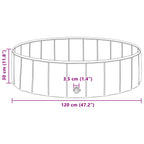 Piscina Infantil Azul Ø 120 x 30 cm