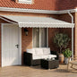Toldo retrátil Amarelo 300 x 250 cm 100% Poliéster e Alumínio