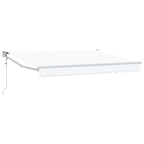 Toldo Retráctil Eléctrico 2,5 x 2 m 100% Poliéster y Aluminio