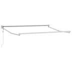Toldo Retráctil Eléctrico 2,5 x 2 m 100% Poliéster y Aluminio