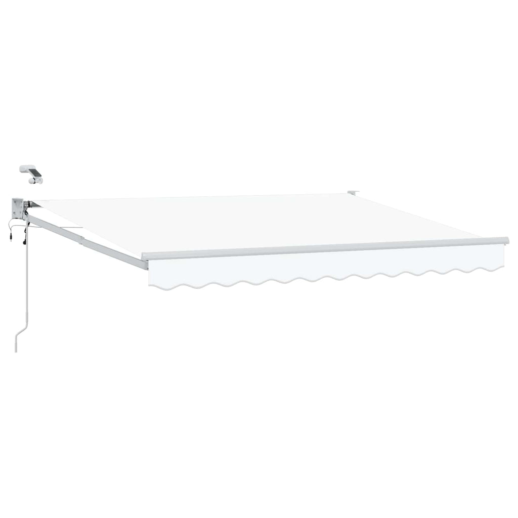 Toldo Retráctil Eléctrico 2,5 x 2 m 100% Poliéster y Aluminio