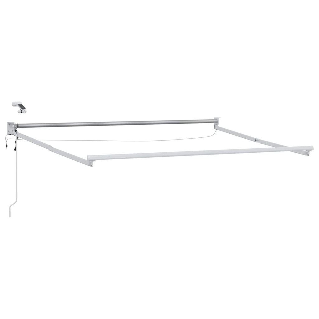 Toldo Retráctil Eléctrico 2,5 x 2 m 100% Poliéster y Aluminio