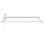 Toldo Retráctil Eléctrico 2,5 x 2 m 100% Poliéster y Aluminio