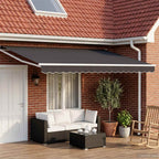 Toldo Retráctil Eléctrico 2,5 x 2 m 100% Poliéster y Aluminio