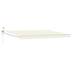 Toldo Retráctil Eléctrico 2,5 x 2 m 100% Poliéster y Aluminio