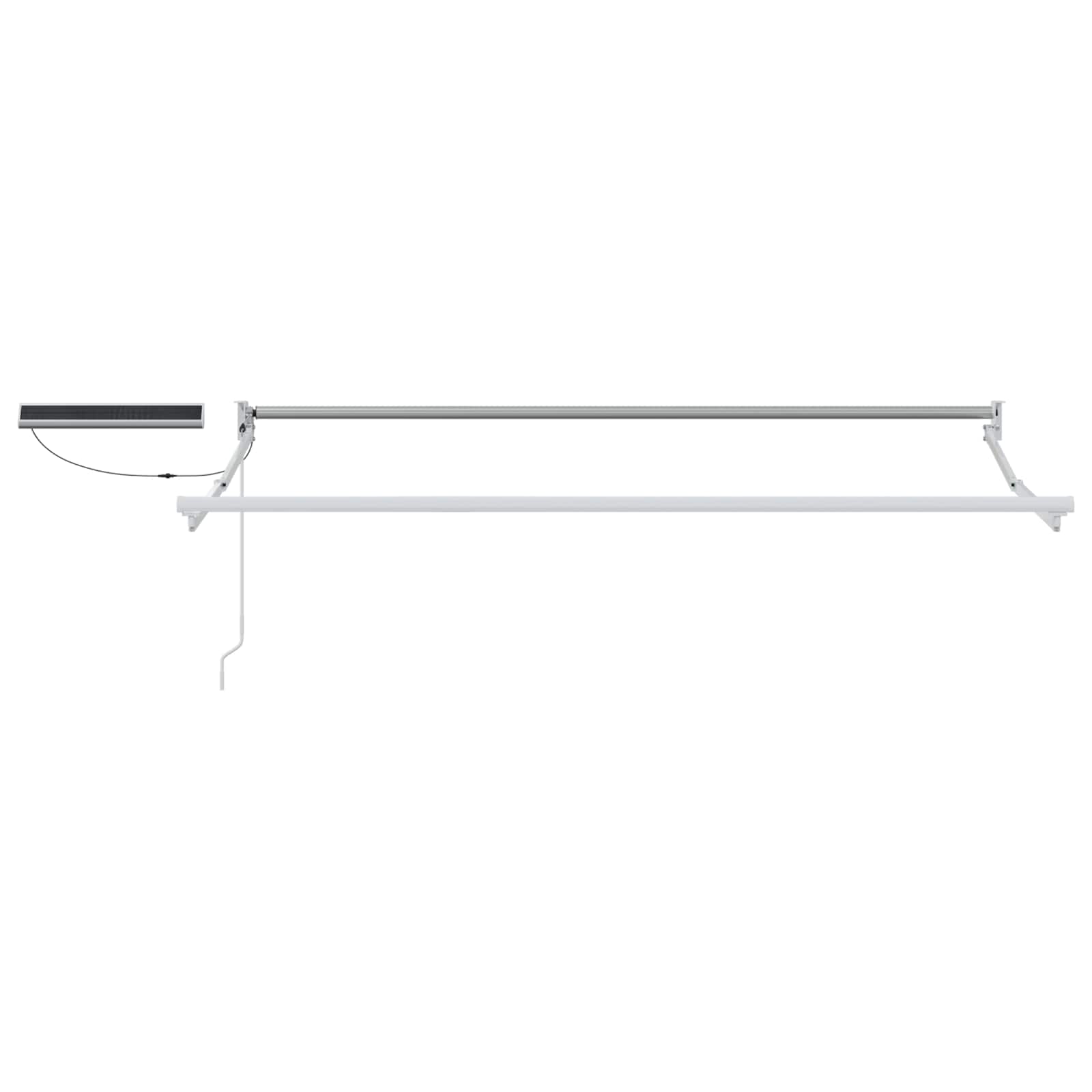 Toldo Retráctil Eléctrico 2,5 x 2 m 100% Poliéster y Aluminio