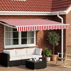 Toldo Retráctil Eléctrico 2,5 x 2 m 100% Poliéster y Aluminio