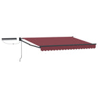Toldo Retráctil Eléctrico 2,5 x 2 m 100% Poliéster y Aluminio