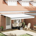 Toldo Retráctil 4 x 3 m Lona y Aluminio