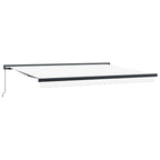 Toldo Retráctil 4 x 3 m Lona y Aluminio