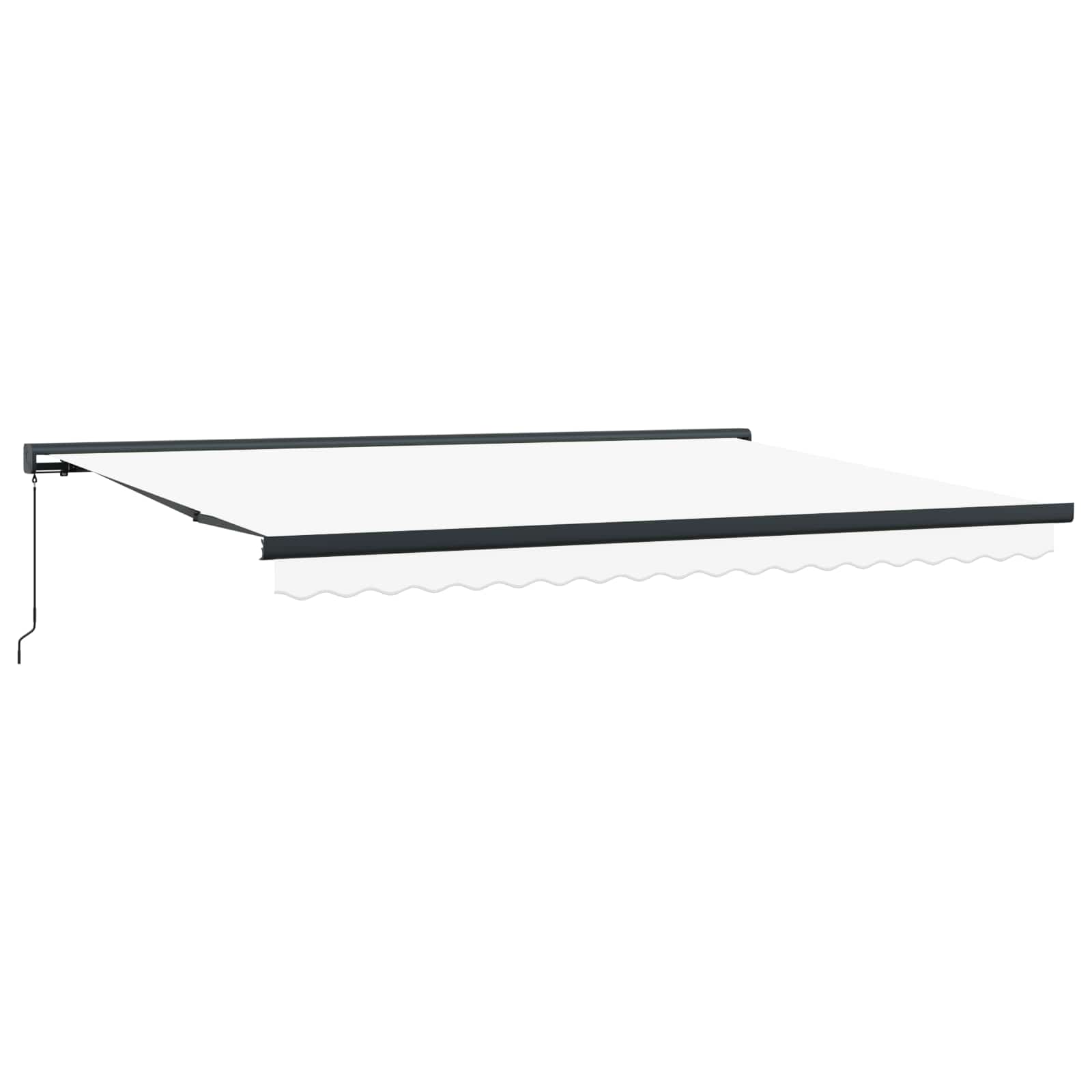 Toldo Retráctil 4 x 3 m Lona y Aluminio