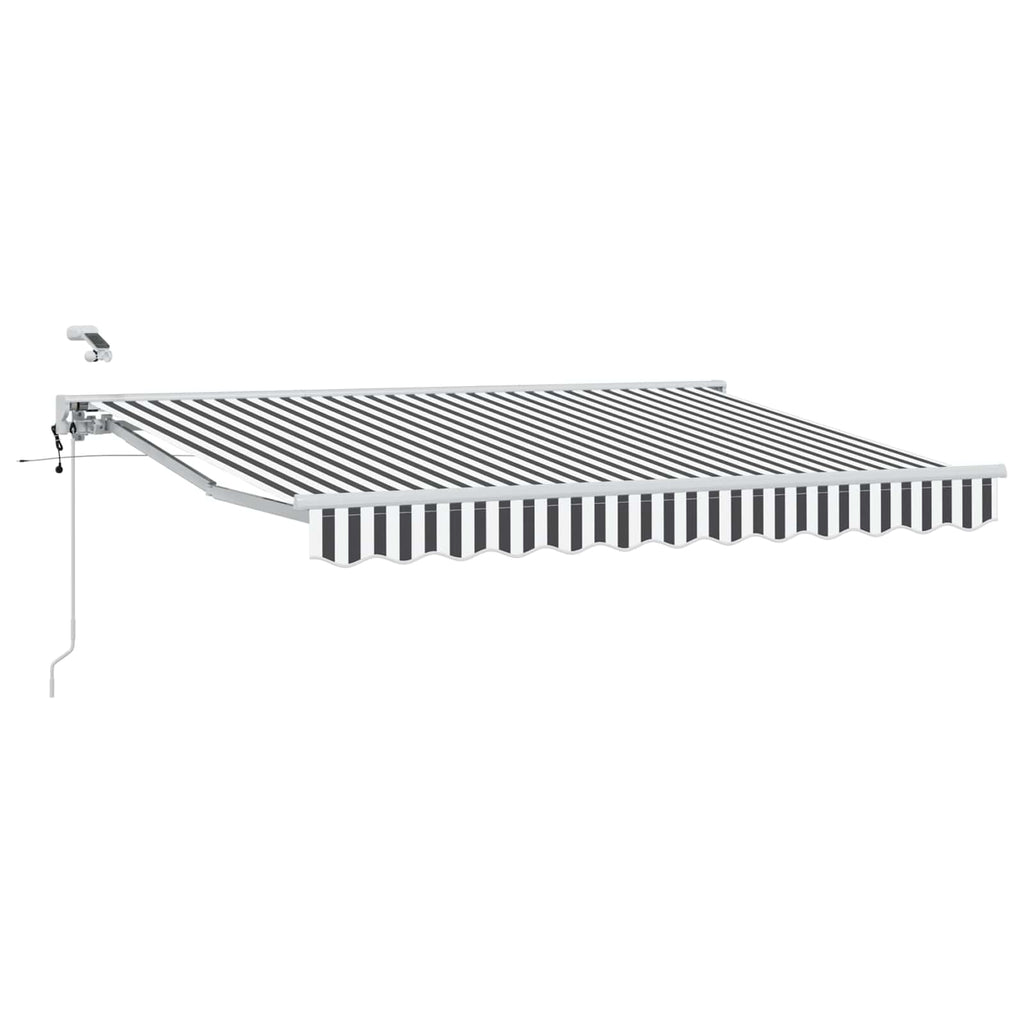 Toldo Retráctil Eléctrico Antracita y 2,5 x 2 m