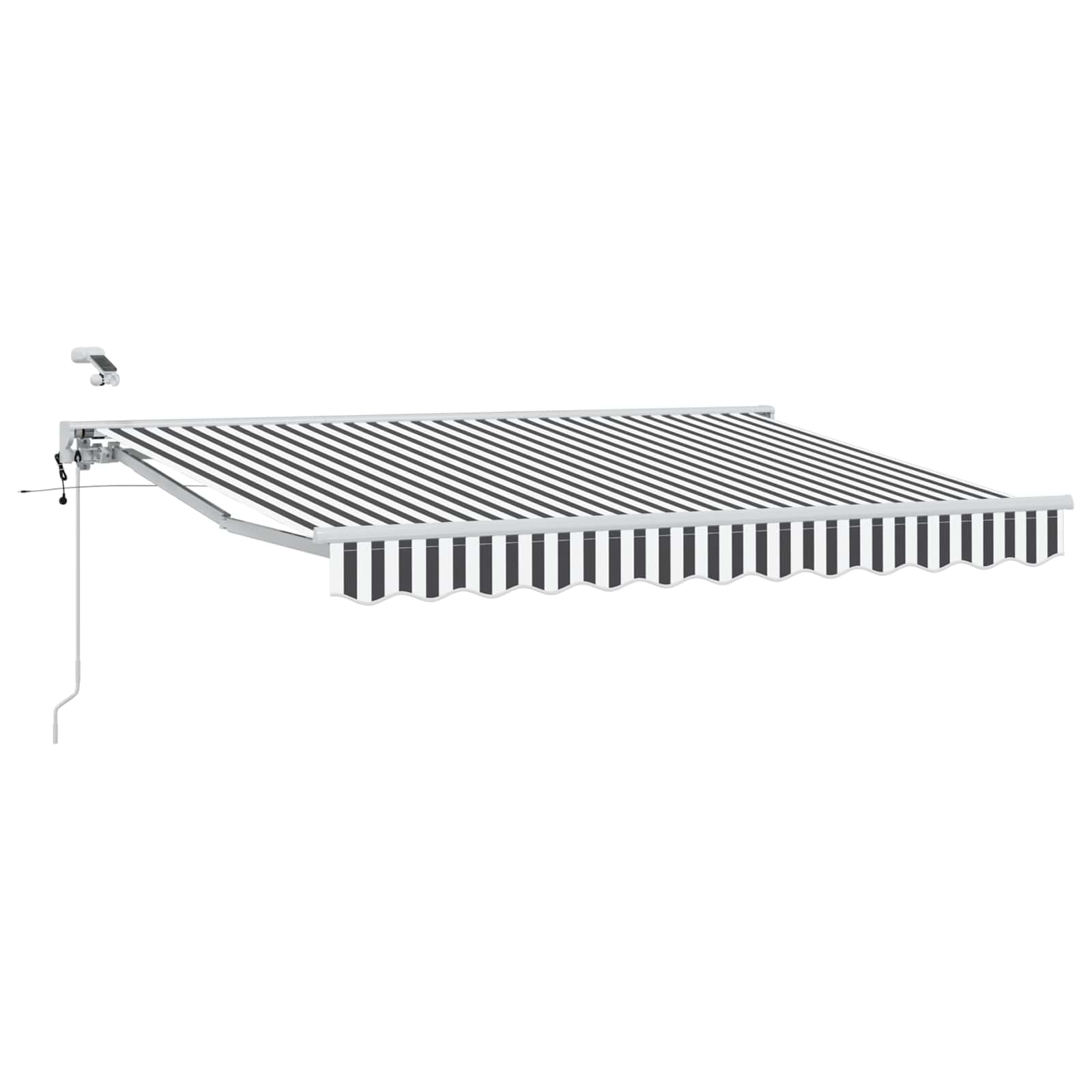 Toldo Retráctil Eléctrico Antracita y 2,5 x 2 m