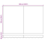 Toldo Retráctil Eléctrico 3,5 x 2 m