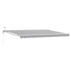Toldo Retráctil Eléctrico Antracita y 4 x 2 m