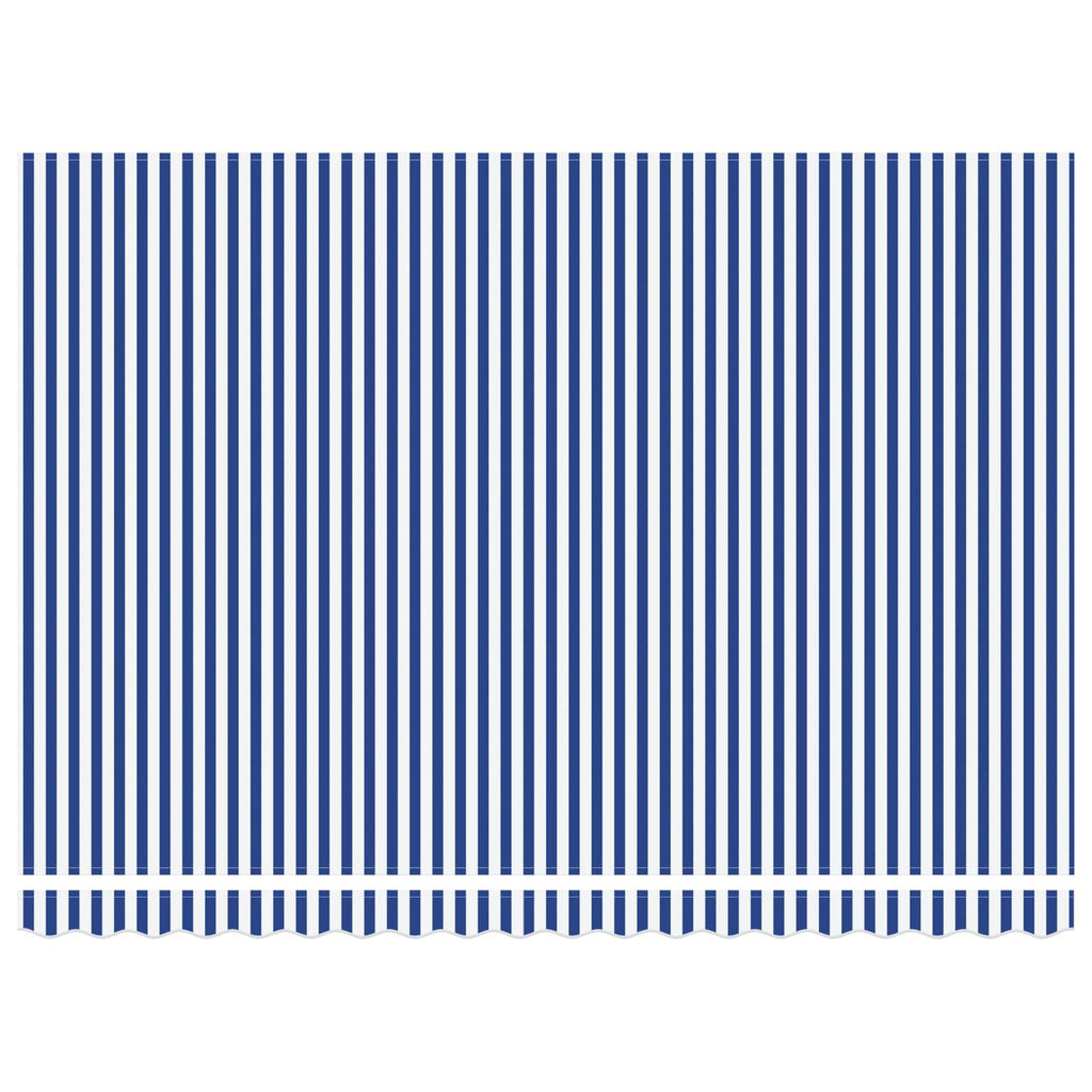 Toldo Retráctil Eléctrico Azul y 5 x 3,5 m