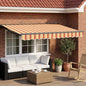 Toldo Retrátil Elétrico Amarelo, Laranja, Antracite 3 x 2 m