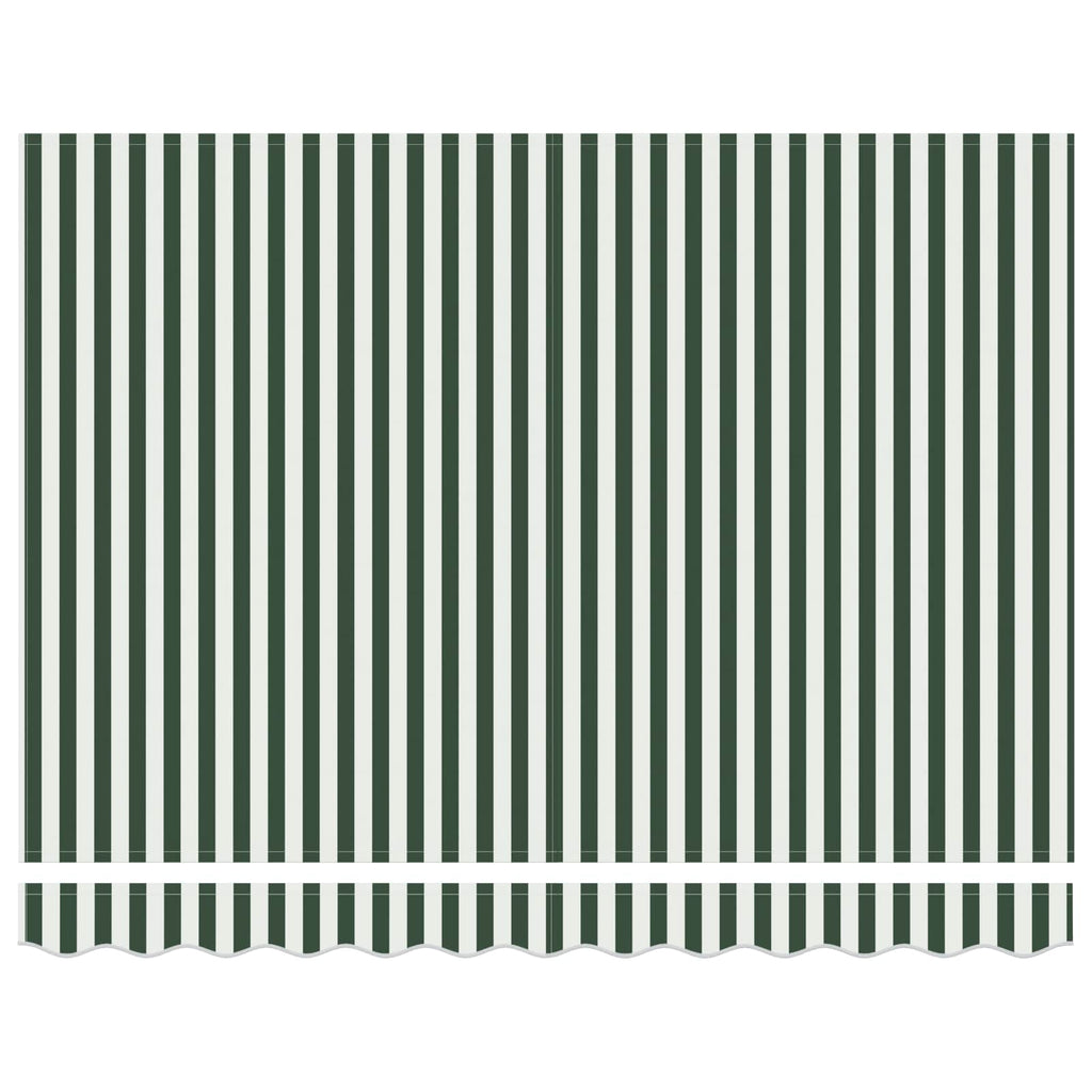 Toldo Retráctil Eléctrico Verde, Blanco, Antracita 3,5 x 2 m