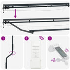 Toldo Retráctil Eléctrico Amarillo, Blanco, Antracita 3 x 2,5 m