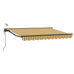 Toldo Retráctil Eléctrico Amarillo, Gris, Antracita 3 x 2,5 m
