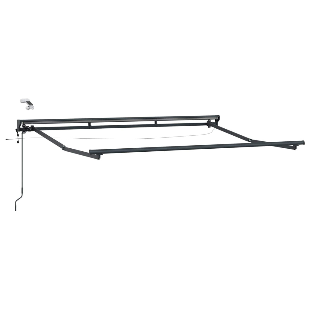 Toldo Retráctil Eléctrico Marrón y Antracita 3,5 x 2,5 m