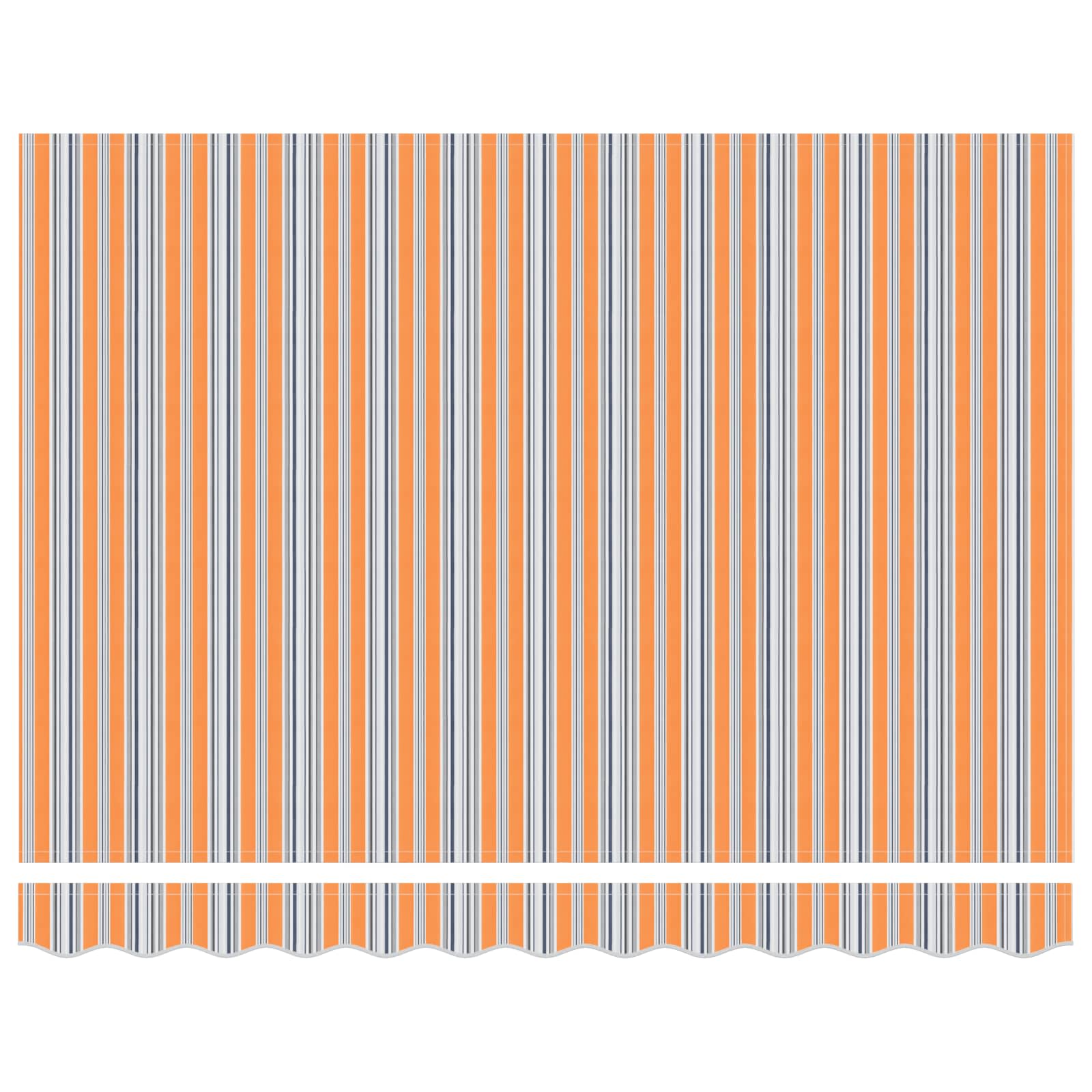 Toldo Retráctil Eléctrico Azul, Naranja, Antracita 3,5 x 2,5 m
