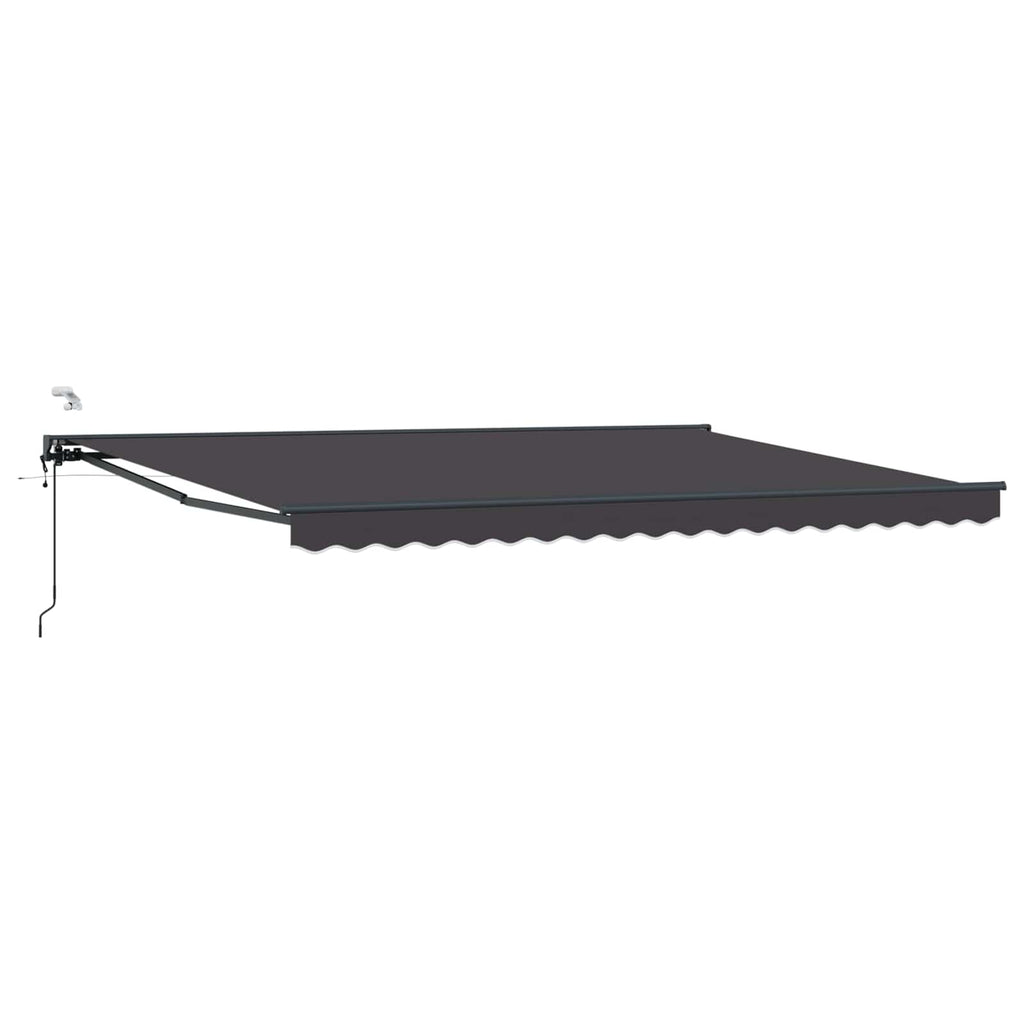 Toldo Retráctil Eléctrico Antracita 4 x 3 m