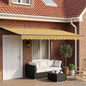 Toldo Retrátil Elétrico Amarelo, Cinzento, Antracite 4 x 3 m