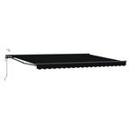 Toldo Retráctil Eléctrico Negro y Antracita 4 x 3,5 m