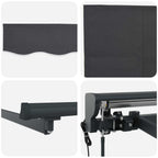 Toldo Retráctil Eléctrico Antracita 4,5 x 3 m
