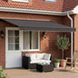 Toldo Retrátil Elétrico Antracite 4,5 x 3 m