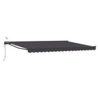 Toldo Retráctil Eléctrico Antracita 4,5 x 3 m