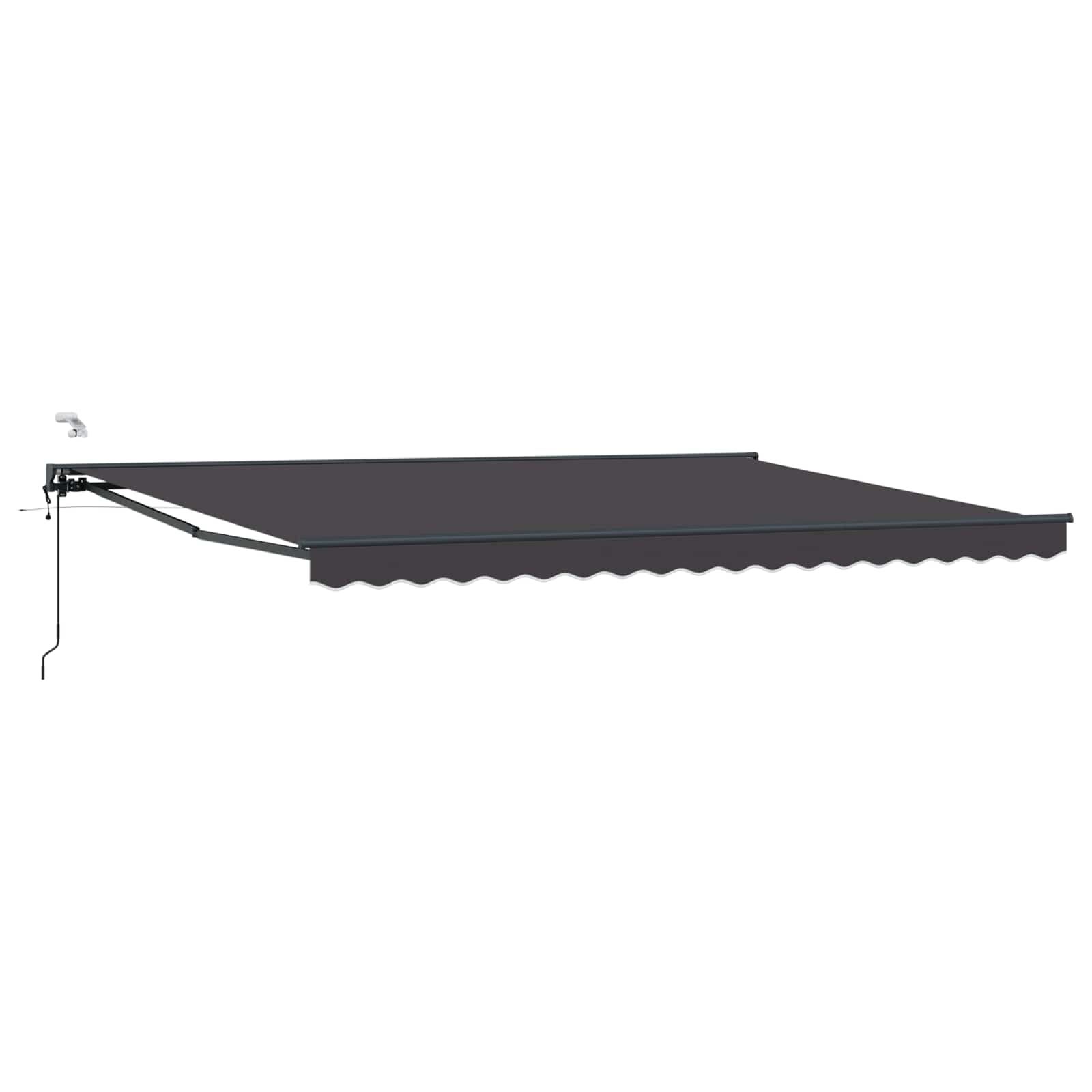 Toldo Retráctil Eléctrico Antracita 5 x 3 m