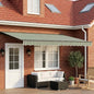 Toldo Retrátil Elétrico Verde, Branco, Antracite 5 x 3,5 m
