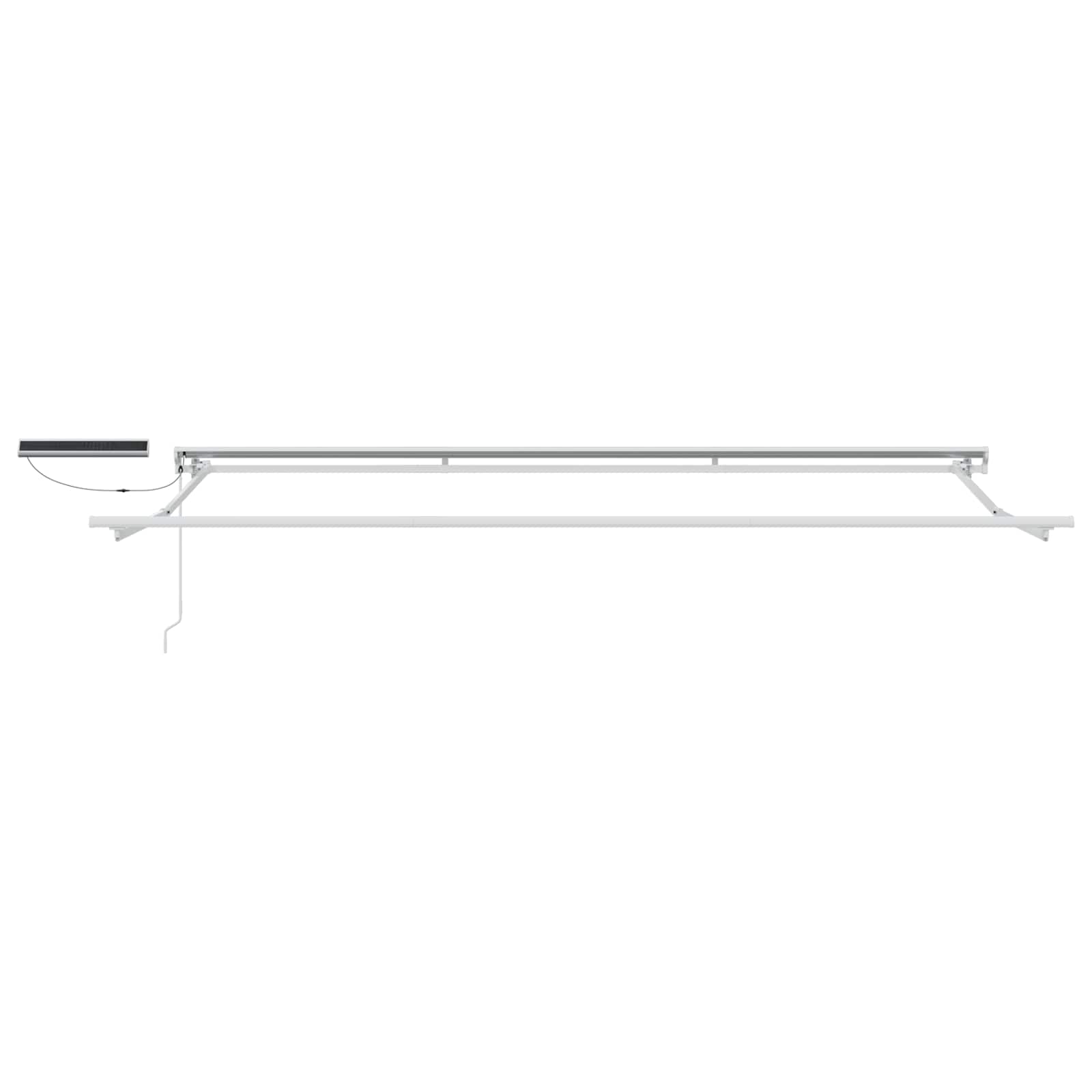 Toldo Retráctil Eléctrico Azul y 4 x 3 m